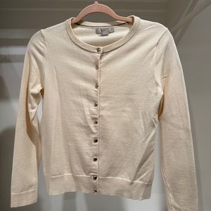 Banana Republic Cream Cardigan